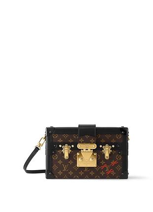 Мини-сумка petite malle от louis vuitton в классической расцветке monogram