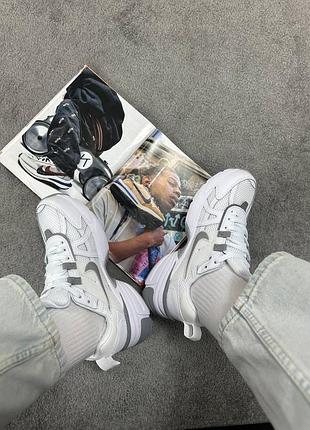 ✔️ nike v2k runtekk white silver 4
