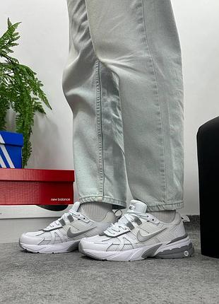 ✔️ nike v2k runtekk white silver 8