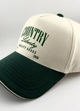 Кепка бейсболка country liberty з натурального італійського льону (на липучці, тримає форму) чоловіча/жіноча