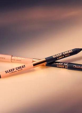 Двусторонний кремовый карандаш для глаз sleep cheat liner duo charlotte tilbury