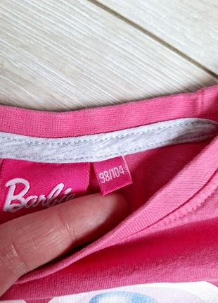 Кофта лонгслів реглан 3-4 роки barbie 5