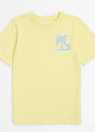 🦩 яскрава літня футболка з пальмою malibu beach