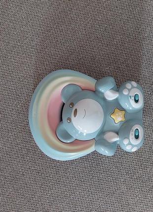 Музыкальный проектор-ночник chicco rainbow bear