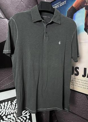 Поло чоловіче john varvatos в сірому кольорі