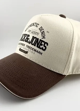 Кепка бейсболка jack and jones из натурального итальянского льна (на липучке, держит форму) мужская/женская