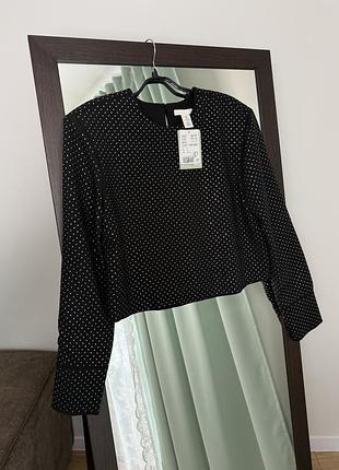 Блуза в камінці від h&m в розмірі s