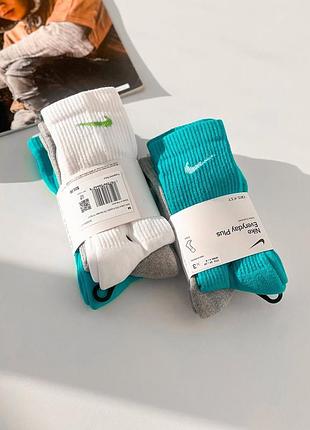 Шкарпетки пак 3 шт nike dri-fit socks