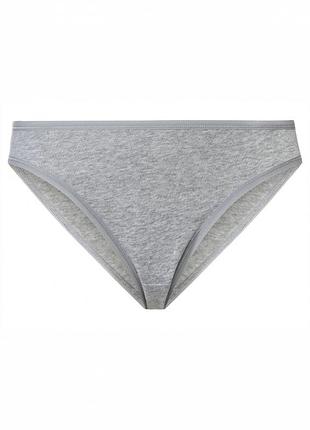 Трусики-слип хлопковые для женщины esmara lycra® 371430_464786 m серый