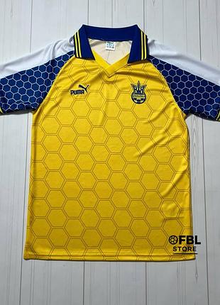 Ретро-футболка збірної україни жовта сезону 1997/1998