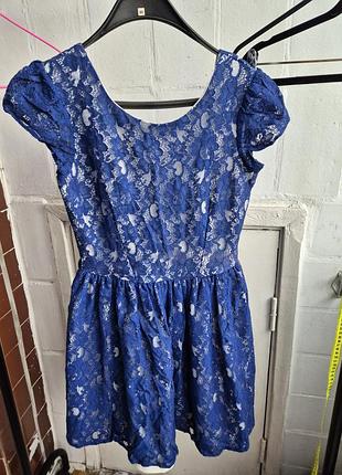 💙 мереживна сукня closet london, розмір m (10)