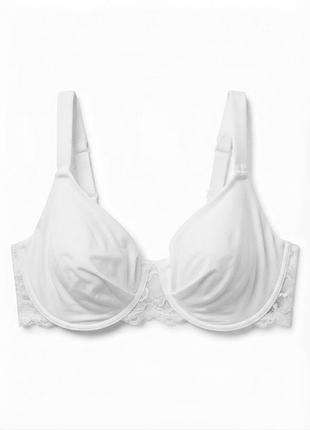 Бюстгальтер на підкладці з мереживом для жінки esmara lycra® bdo102169 90g білий
