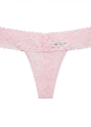 Трусики-стринги кружевные для женщины primark cares 991126358 s розовый