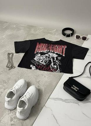 🖤 футболка bershka з принтом