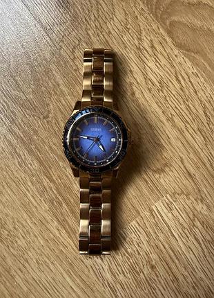 Наручний годинник guess., оригінал, синій циферблат