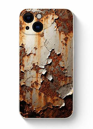 Чехол для iphone 14 pro max «rust style» — противоударный бампер с реалистичным принтом ржавчины
