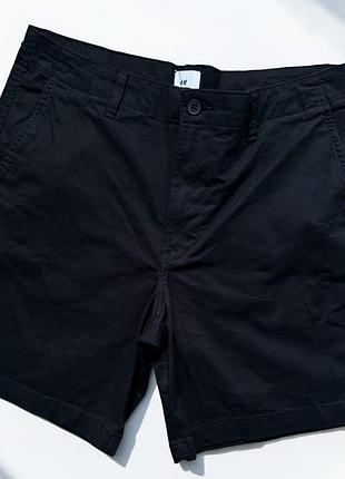 Чоловічі бавовняні шорти h&m regular fit