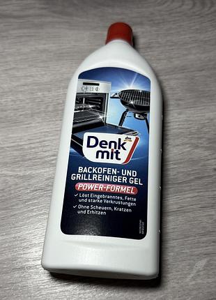 Гель для чистки духовок та гриля denkmit grillreiniger gel 240 мл німеччина,denkmit для духовки денкміт для духовки средство от нагара и жира
