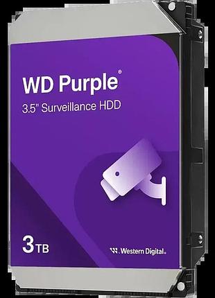 Western digital purple surveillance 3tb 5400rpm 128mb (wd34purz) жорсткий диск