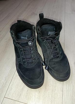 Ботинки кроссовки puma rebound street v2 sd fur