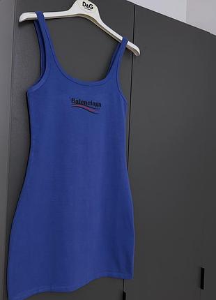 Майка платье balenciaga хлопок