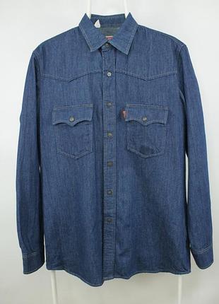 Рідкісна вінтажна сорочка рубашка levi's orange tab western denim shirt