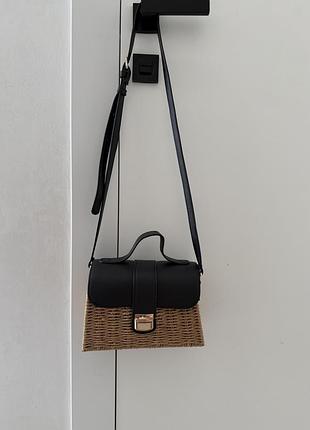 Солом’яна сумка кросбоді 2