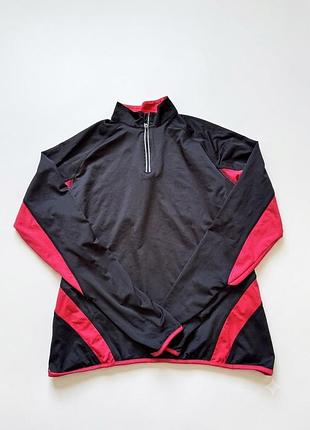 Жіноча спортивна кофта crivit sports (l, 44/46) / спортивний лонгслів на блискавці