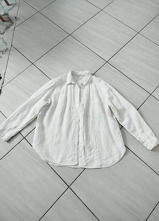 Лляна сорочка h&m