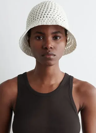 Панама cos crochet bucket hat / m-l
