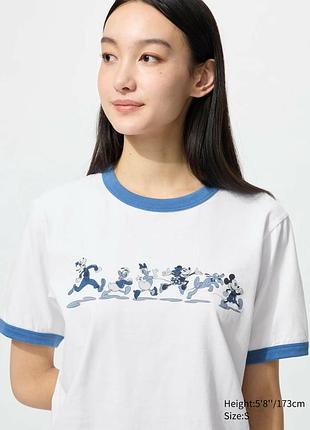 Футболка uniqlo disney in blue ut