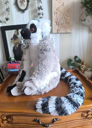 Реалістична м'яка іграшка котячий лемур wild republic сша преміум оригінал