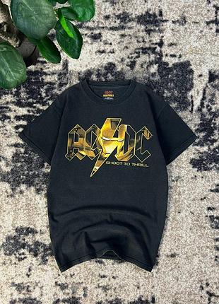 Футболка ac/dc x iron man rock band