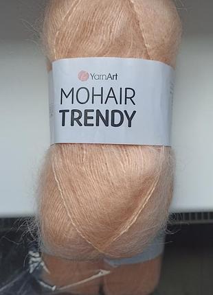 Yarnart mohair trendy 145 светлый персик