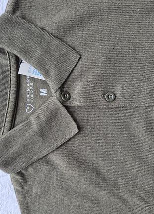 Мужская хаки тенниска primark 4