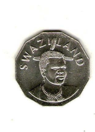 Эсватини (свазиленд) query король мсвати iii 50ment, 2007 год медно-никелевый сплав, 8.9g, ø 29.45mm no3887