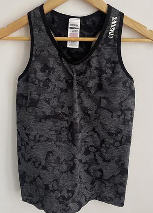 Спортивна безшовна майка gymshark adapt camo seamless tank top (розмір m)