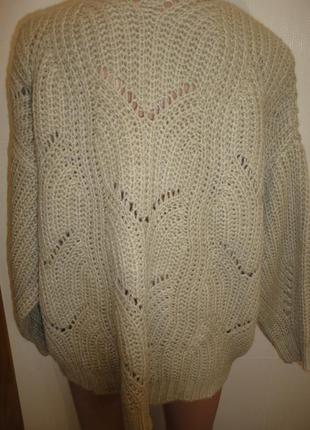 Свитер оверсайз крупной вязки 3