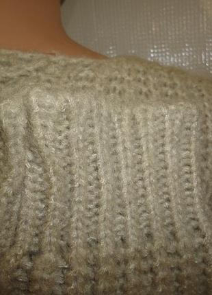 Свитер оверсайз крупной вязки 4