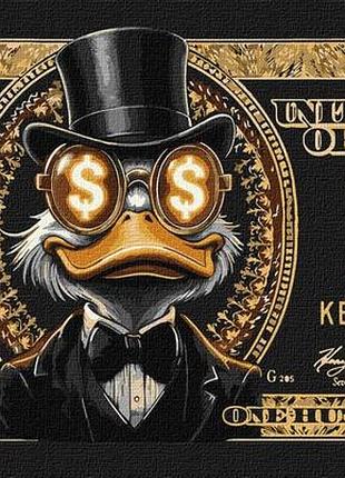 Картины по номерам 40*80 см с золотой краской
