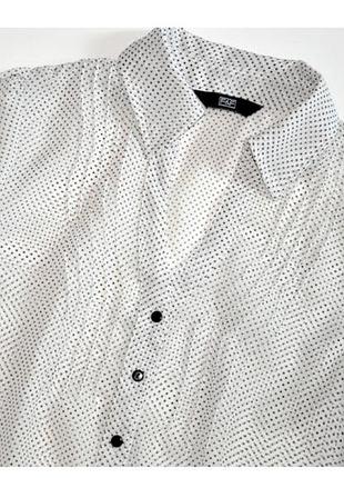 Шифонова блуза в горох xl, xxl