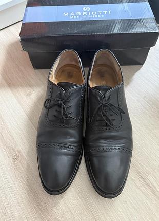 Шкіряні туфлі marriotti 45-46 розмір