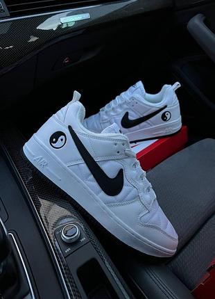 Чоловічі кросівки nike air force 1 yin yang white