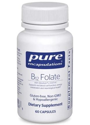 Pure encapsulations – b12 folate, 60 capsules