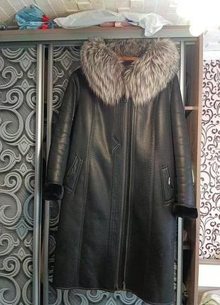 Дублонка с натуральным мехом