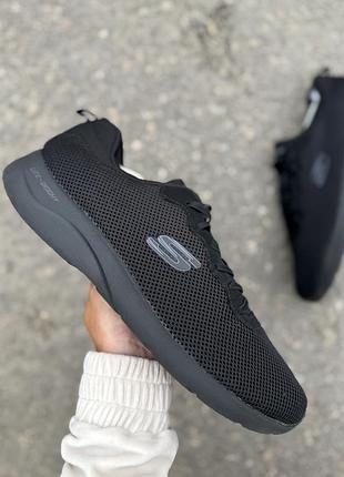 Skechers кроссовки оригинал 46 размер черные lite