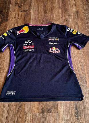 Жіноча унікальна спортивна футболка red bull racing оригінал