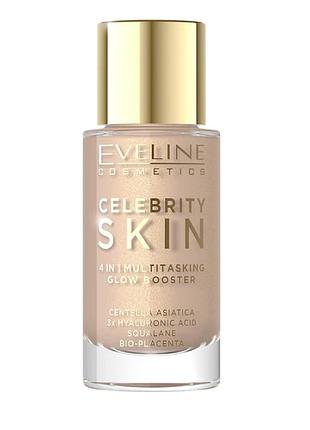 Праймер багатофункціональний eveline celebriti skin з ефектом сяйва 4 в 1 02n-universal tan 30 мл 7267
