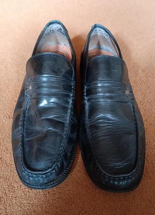 Чоловічі шкіряні лофери бренду hush puppies 45