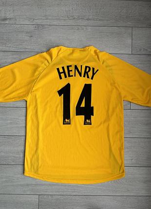 Футбольная футболка джерси винтаж тьерри анри арсенал лондон arsenal london thierry henry football soccer jersey vintage size xl хл размер